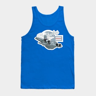 Cartoon airplane Tank Top